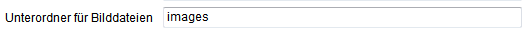 2. Unterordner für  Bilddateien