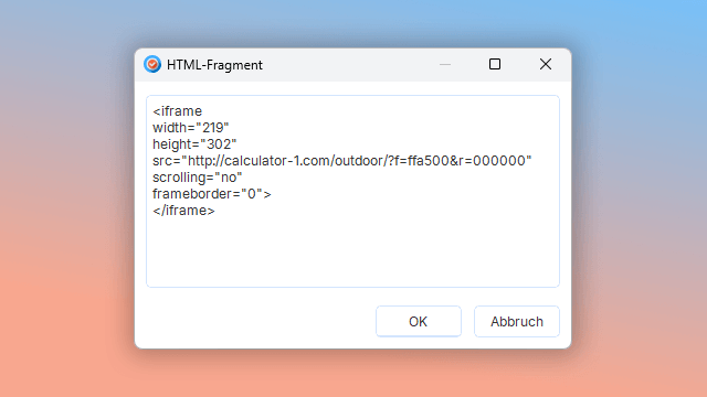 Wie man HTML-Code in die Benutzerdokumentation einfügt