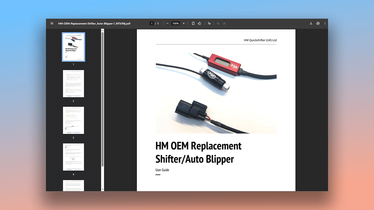 Beispiel eines Benutzerhandbuchs im PDF-Format