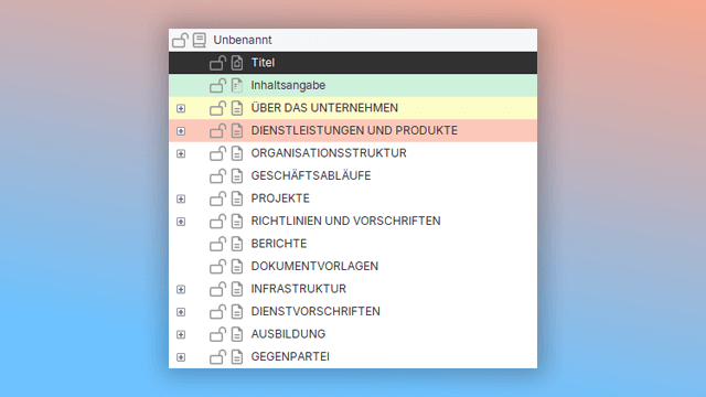 Kostenlose Vorlage für eine Unternehmens-Wissensdatenbank