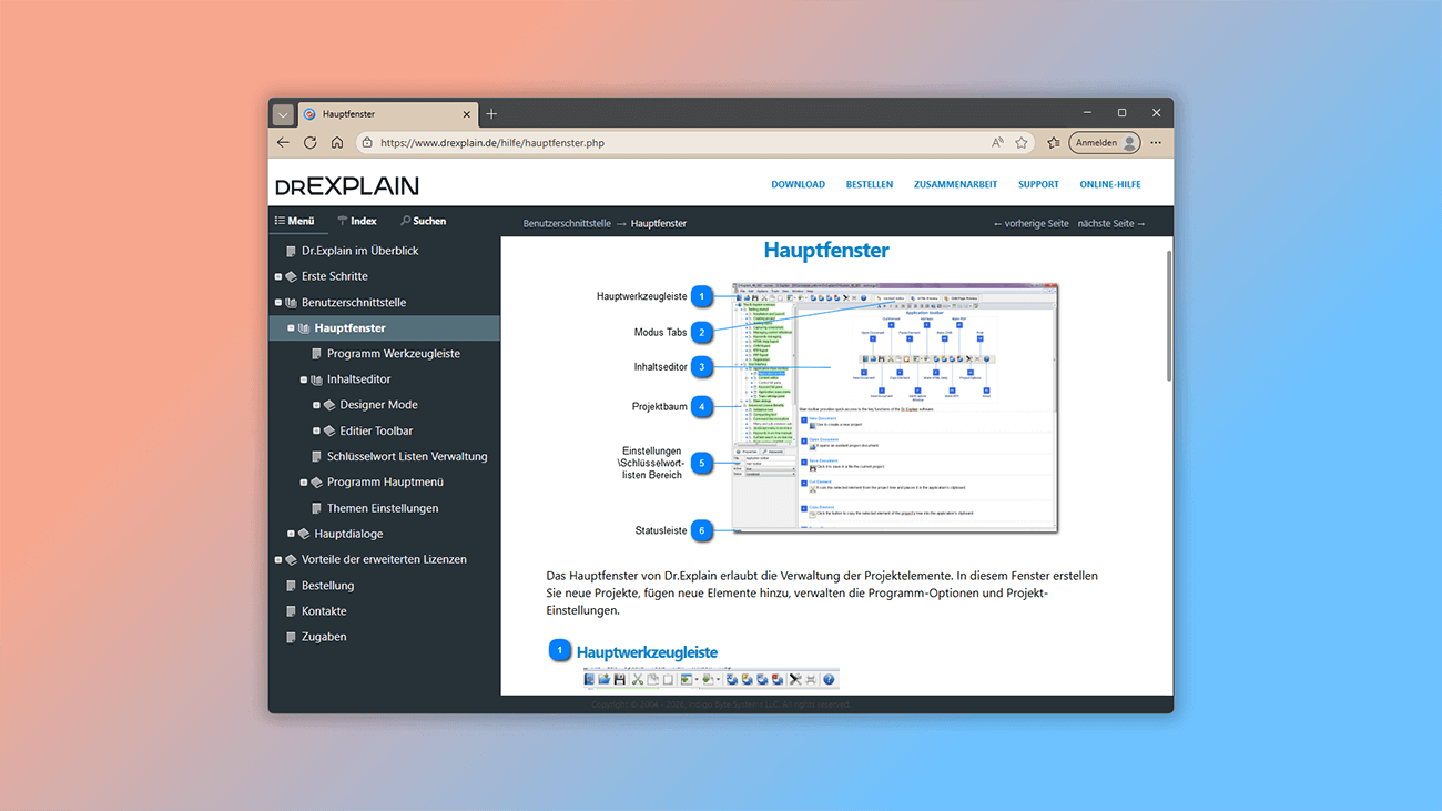 Help-Authoring-Tool zur Erstellung mehrformatiger Benutzerhandbücher