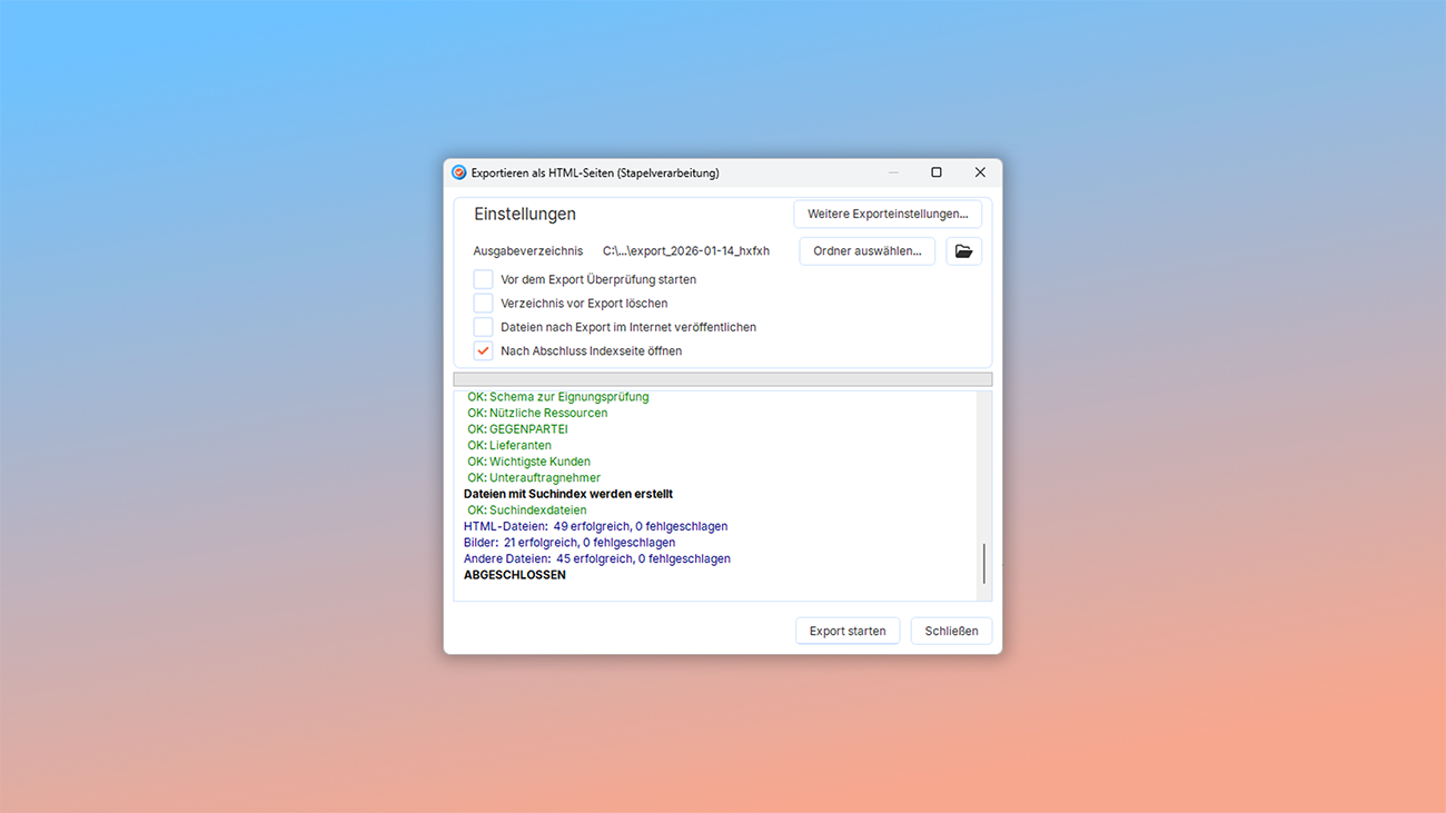 Software zur Erstellung von Online-Benutzerhandbüchern