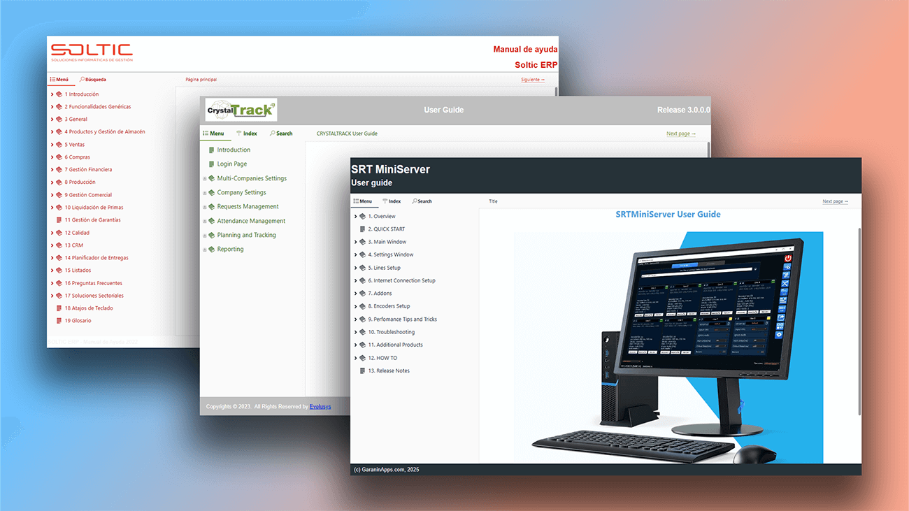 Fertige Vorlagen für Benutzerhandbücher