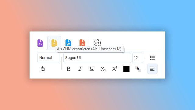 CHM-Datei für ein Benutzerhandbuch erstellen