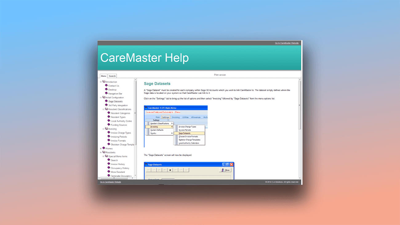 Benutzerdokumentation mit kontextsensitiver Hilfe
